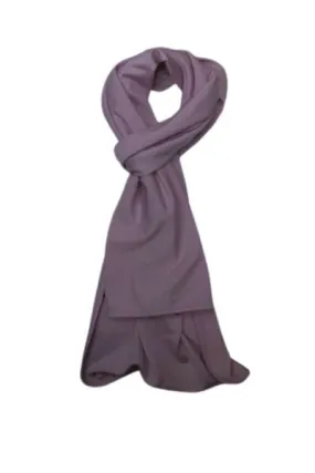 100% MERINO SCARF AMETHYST