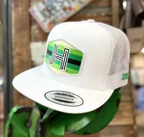 2023 Jobes Cap- All white Green patch