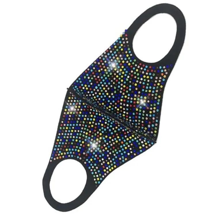 6-Pack: Rhinestone Bling Face Mask