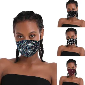 6-Pack: Rhinestone Bling Face Mask