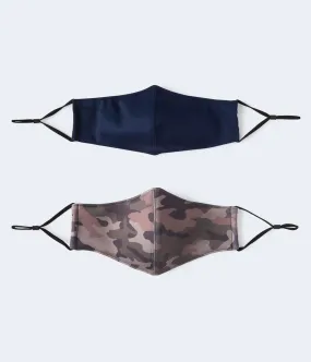 Aeropostale Camo & Solid Mask 2-Pack