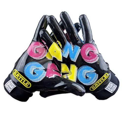 Battle Youth Double Threat Gang Gang Receiver Football Gloves