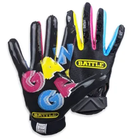 Battle Youth Double Threat Gang Gang Receiver Football Gloves