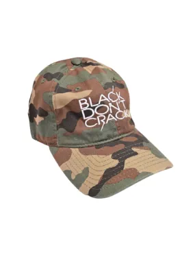 Black Don't Crack Classic Embroidered Camouflage Baseball Cap