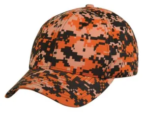 Camouflage Camo Baseball 6 Panel Low Crown Cotton Twill Hats Caps