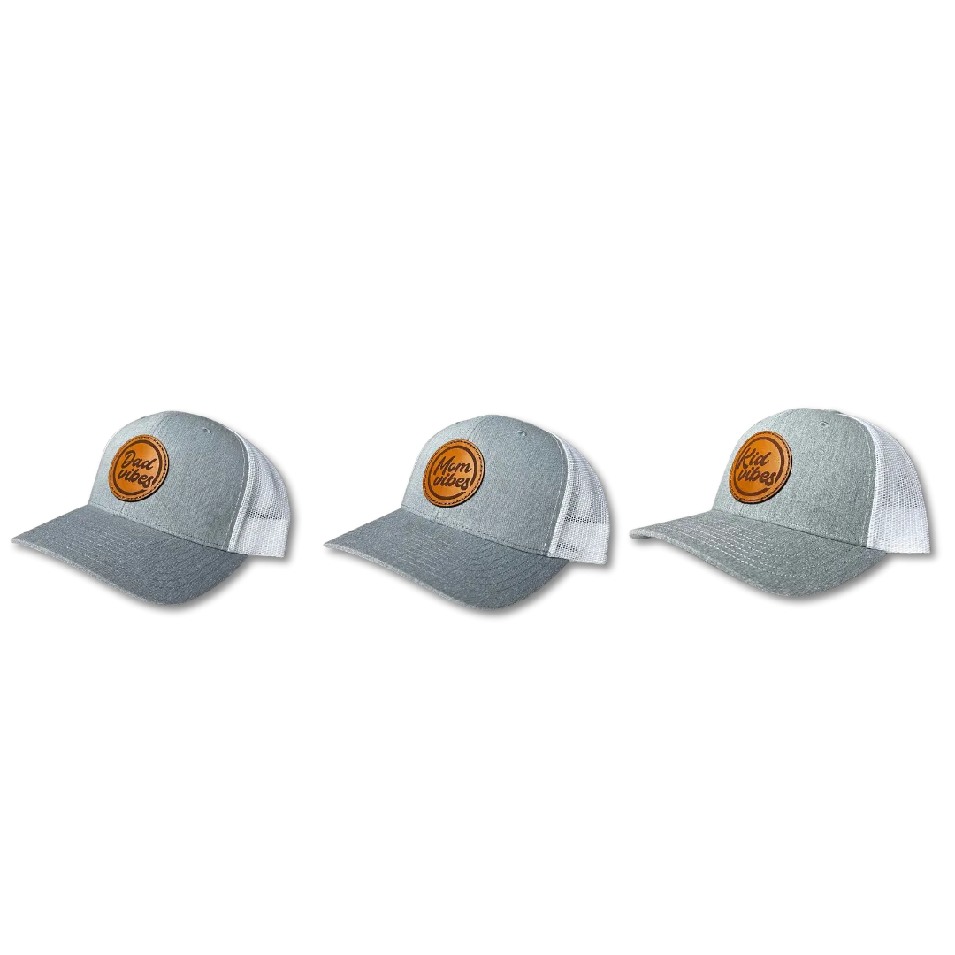 Circle Patch Family Vibe Hat Bundle (3 Hats)