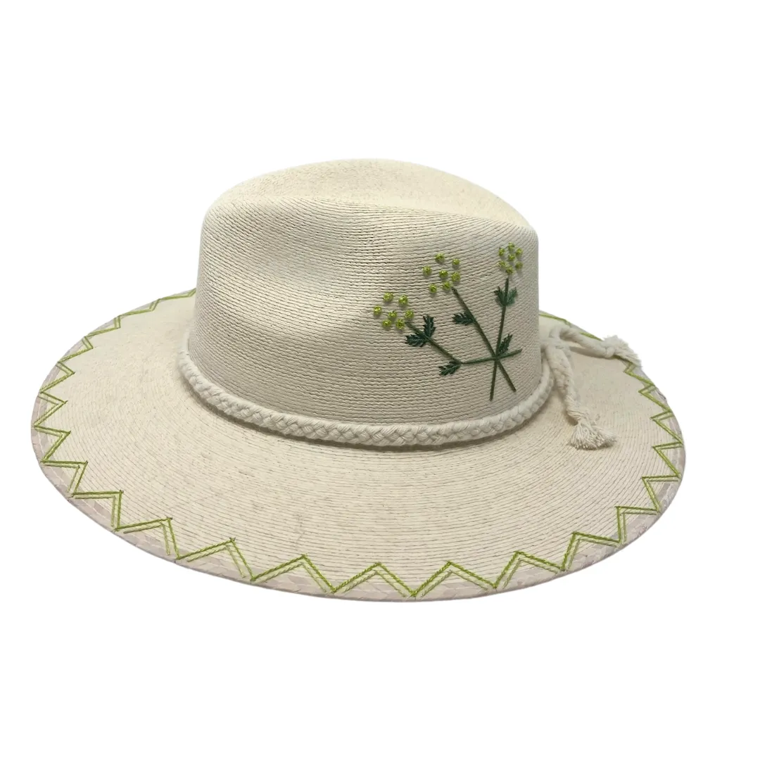 Exclusive Verde Flores Hat by Corazon Playero