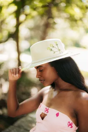 Exclusive Verde Flores Hat by Corazon Playero