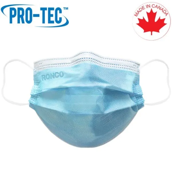 Face Mask - 3-Ply Level 2 Earloop Pleated Masks, Vending Pack, 5622V