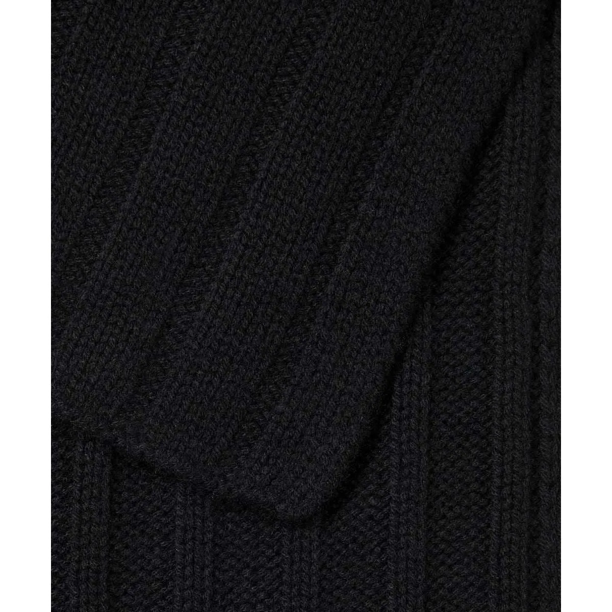 Falke Sporty Rib Cashmere Scarf - Black