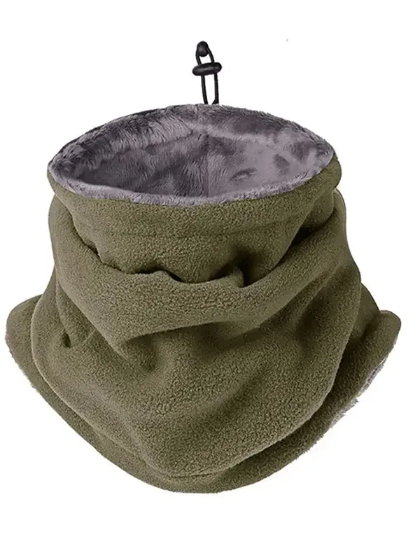 Fleece Neck Warmer Gaiter - Unisex Thermal Scarf - SF1992