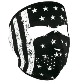 Full Mask Vintage Flag Bk & Wh