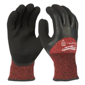 General Purpose Gloves - Milwaukee® Cut Level 3 Winter Dipped Gloves, 12 Pack, 48-22-892B