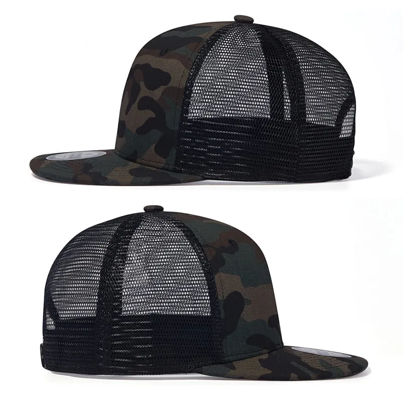 GLTR Camouflage Mesh Snapback Cap