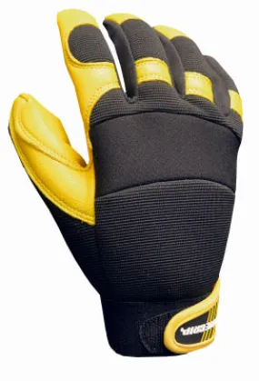 Goatskin Hybrid Gloves, Polyurethane Reinforced, Large