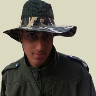 Israel Army Camouflage Safari Hat