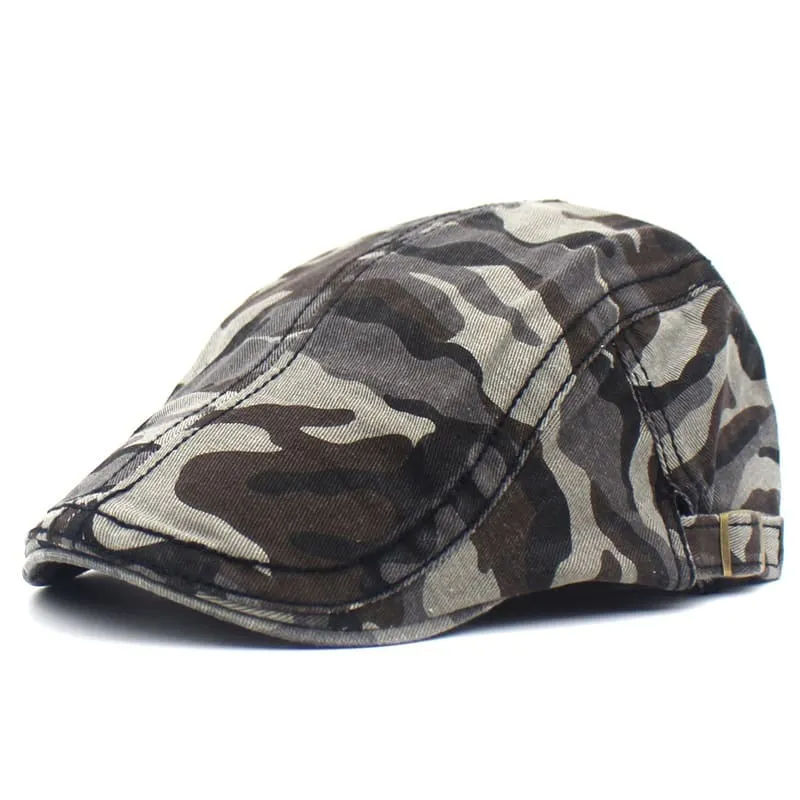 Lamarck Camouflage Flat Cap