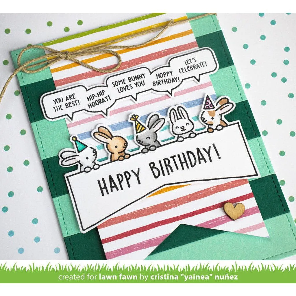 Lawn Fawn - Clear Stamps - All the Party Hats