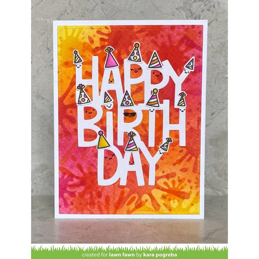 Lawn Fawn - Clear Stamps - All the Party Hats