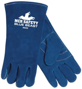 MCR Safety Blue Beast Welders Reinforced Thmb& Palm