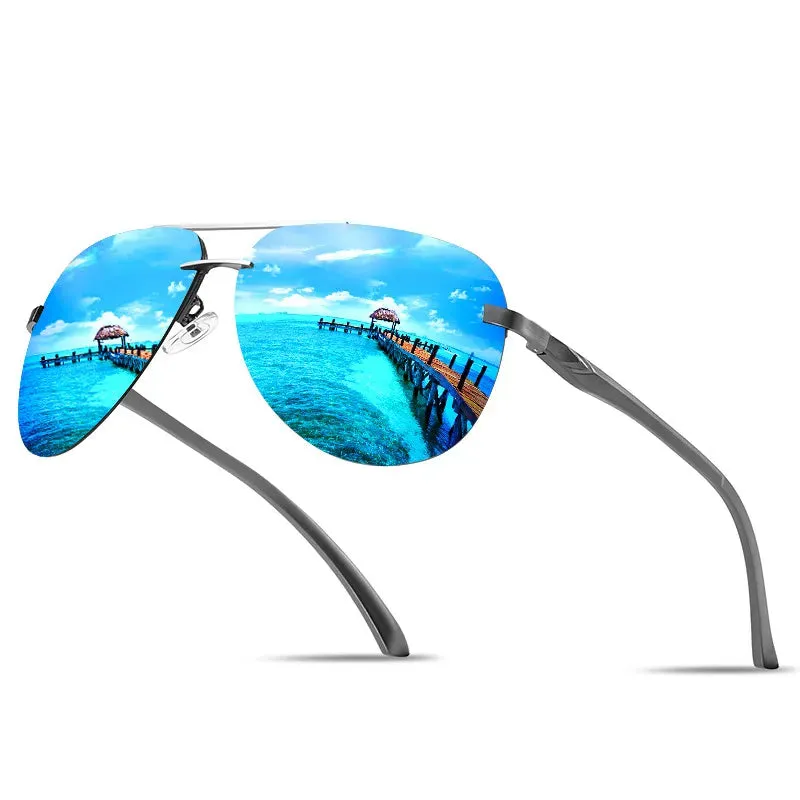 Ms Male New Classic Polarized Sunglasses Dazzle Colour Film Mirror Spring Sunglasses Motorcycle Running Fishing