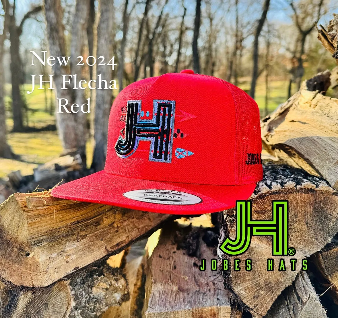 NEW 2024 JH Cap- All Red JH Flecha cap