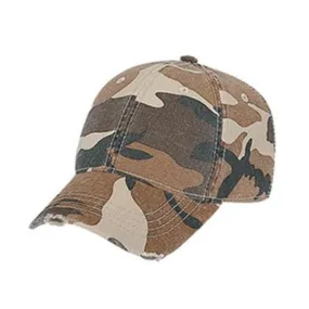 Otto Cap - Kids Distressed Camouflage Baseball Cap