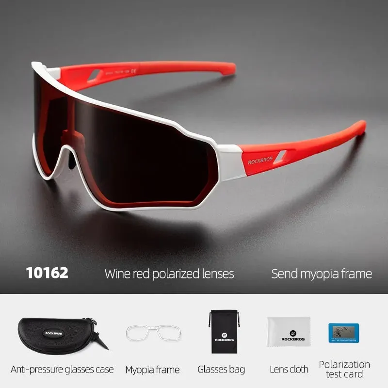 Polarized UV Protection Cycling Performance Sunglasses - Enhance Vision & Comfort