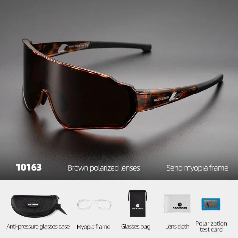 Polarized UV Protection Cycling Performance Sunglasses - Enhance Vision & Comfort