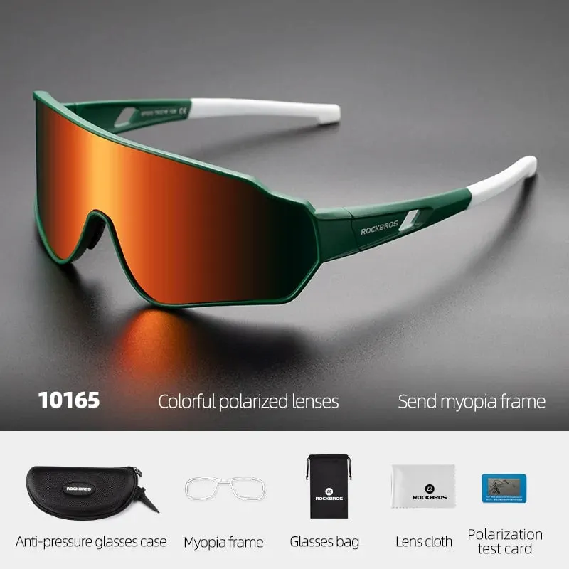 Polarized UV Protection Cycling Performance Sunglasses - Enhance Vision & Comfort