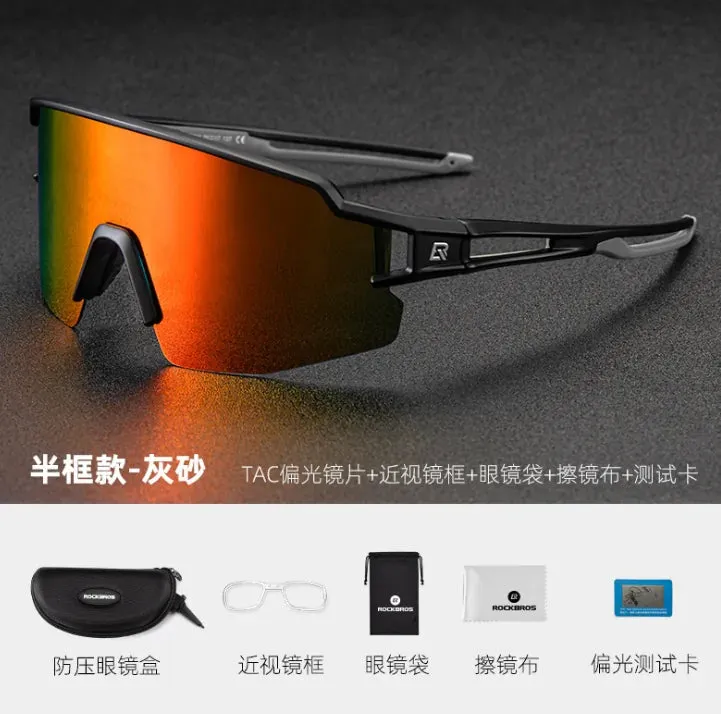 Polarized UV Protection Cycling Performance Sunglasses - Enhance Vision & Comfort