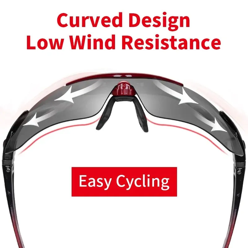 Polarized UV Protection Cycling Performance Sunglasses - Enhance Vision & Comfort