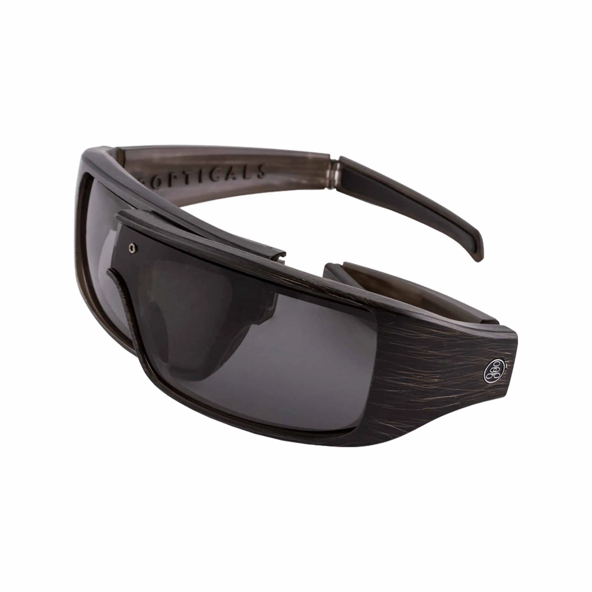 POPGEAR | Polarized, Matte Brush Black, Gray Lens