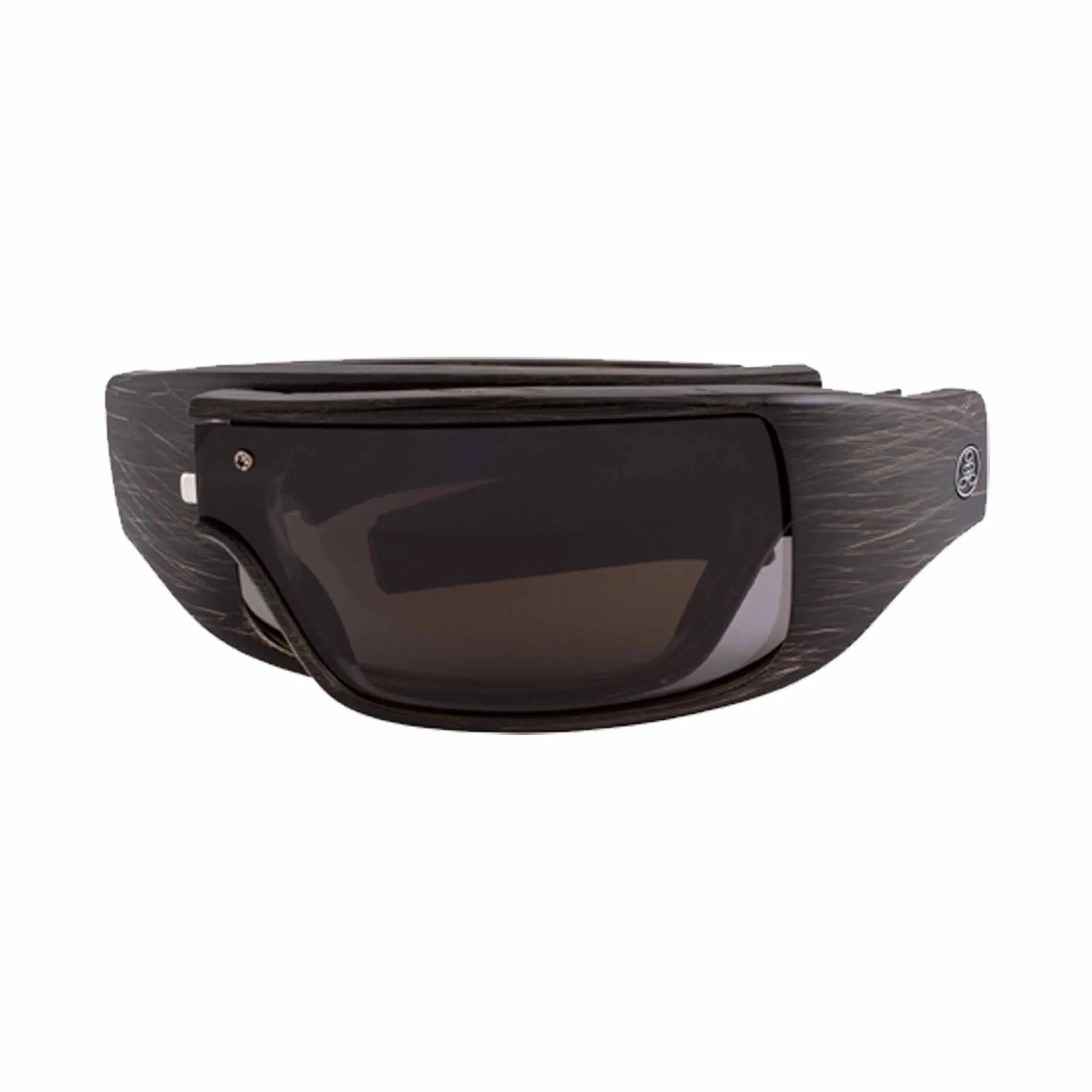 POPGEAR | Polarized, Matte Brush Black, Gray Lens