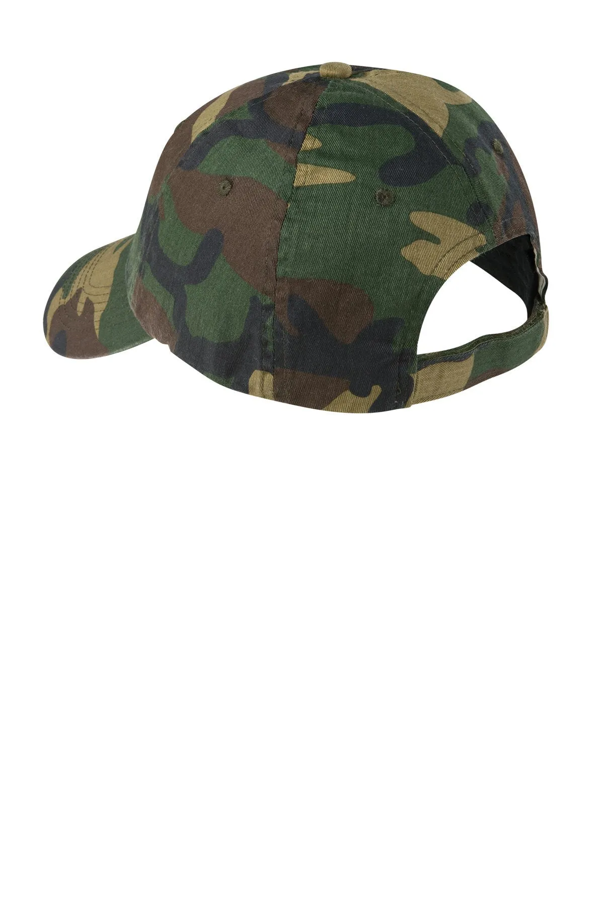 Port Authority Camouflage Custom Caps, Military Camo