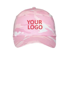 Port Authority Camouflage Custom Caps, Pink Camo