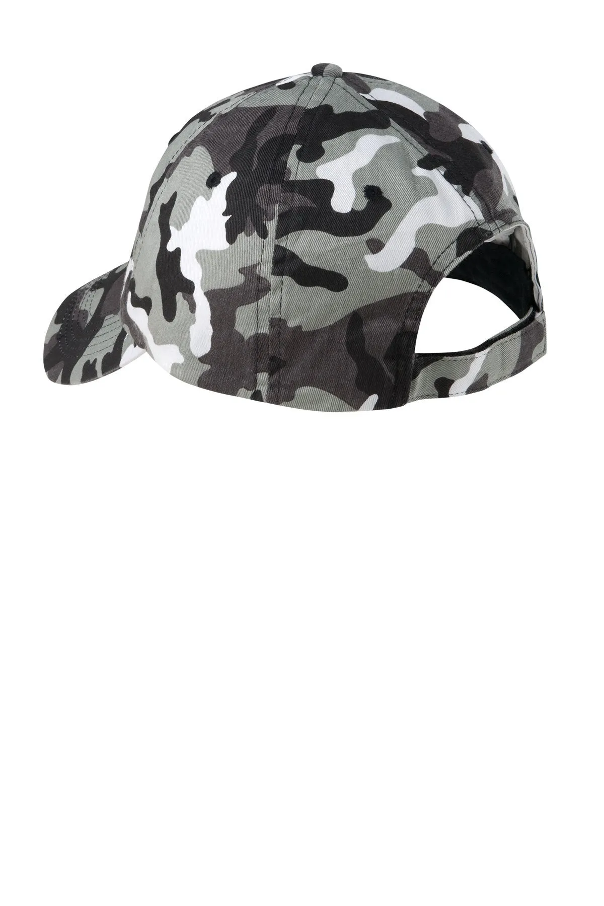 Port Authority Camouflage Custom Caps, Winter Camo