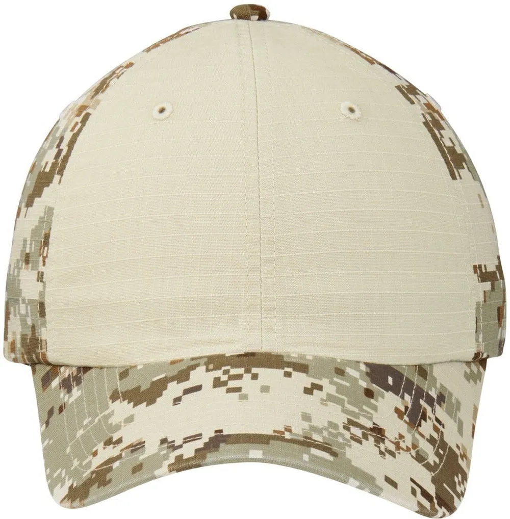 Port Authority Colorblock Digital Ripstop Camouflage Cap