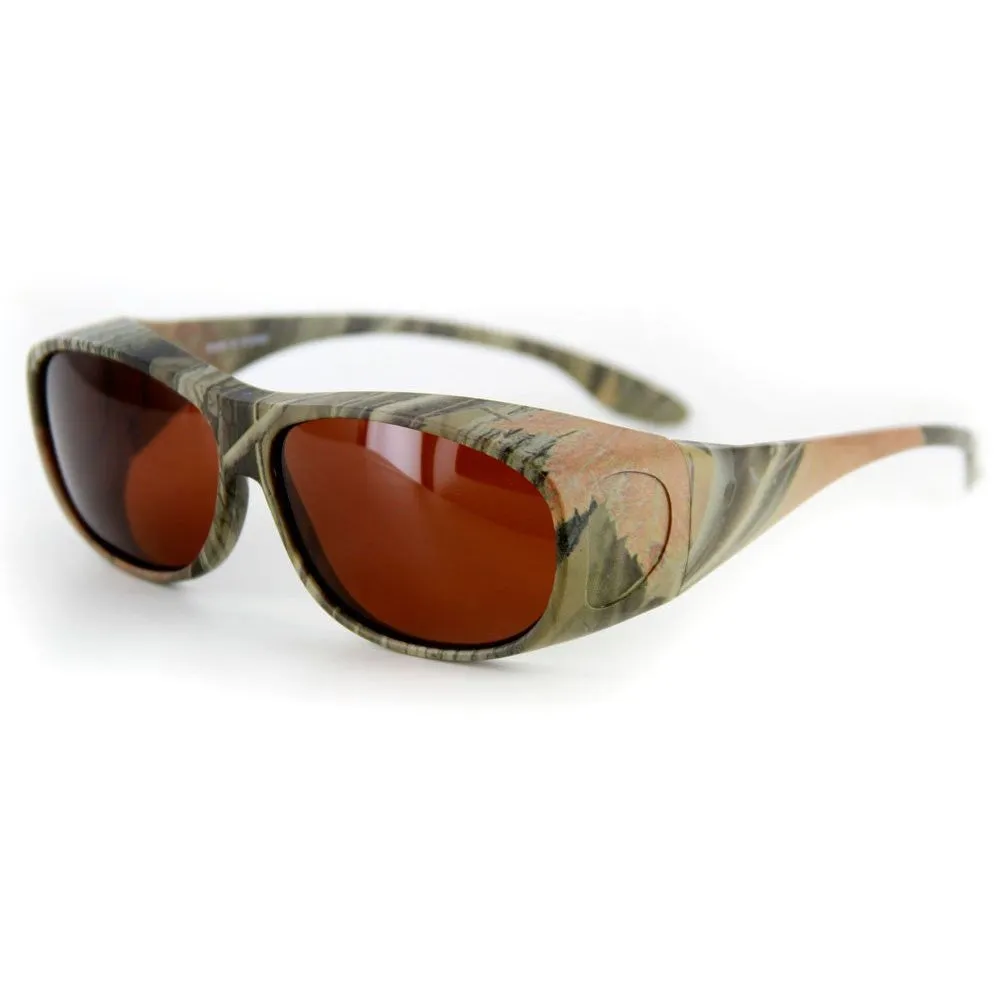 "Camo Spex Medium Hideaways" Over-Prescription Polarized Sunglasses