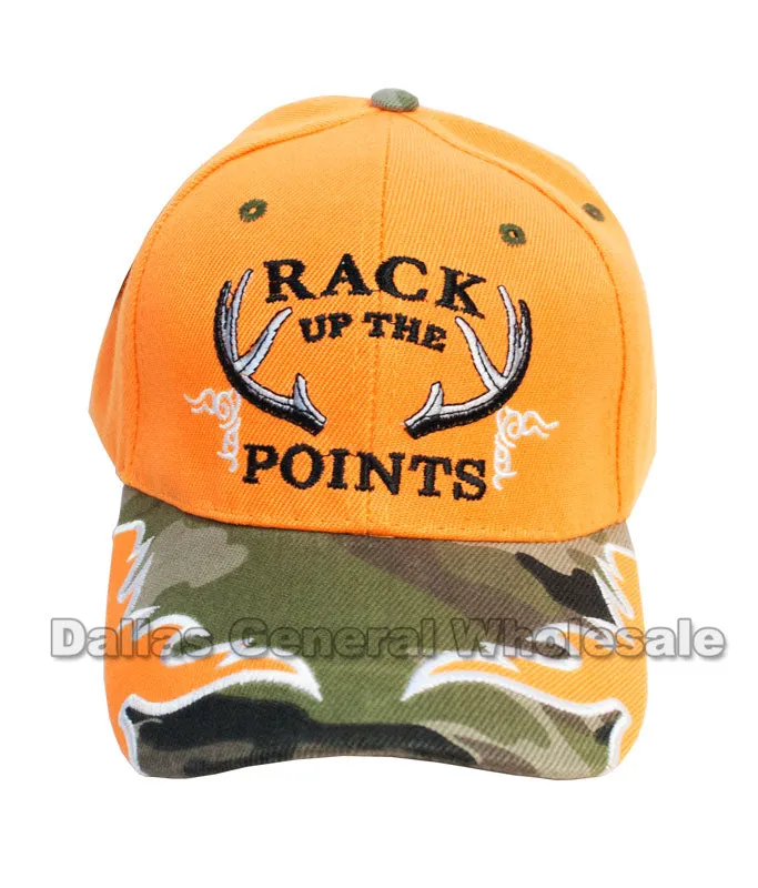 "RACK UP THE POINTS" Casual Baseball Caps