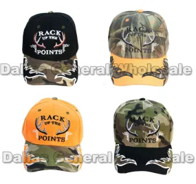 "RACK UP THE POINTS" Casual Baseball Caps