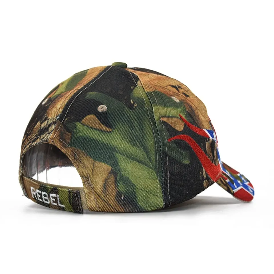 Rebel Pride Camouflage Baseball Cap