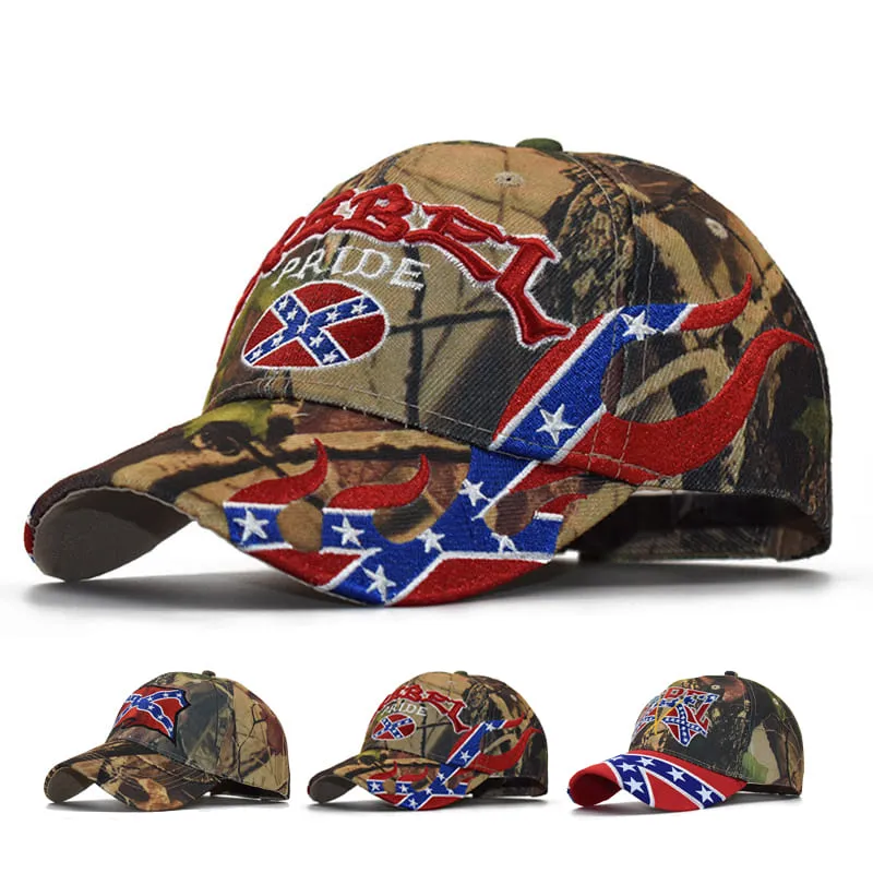 Rebel Pride Camouflage Baseball Cap