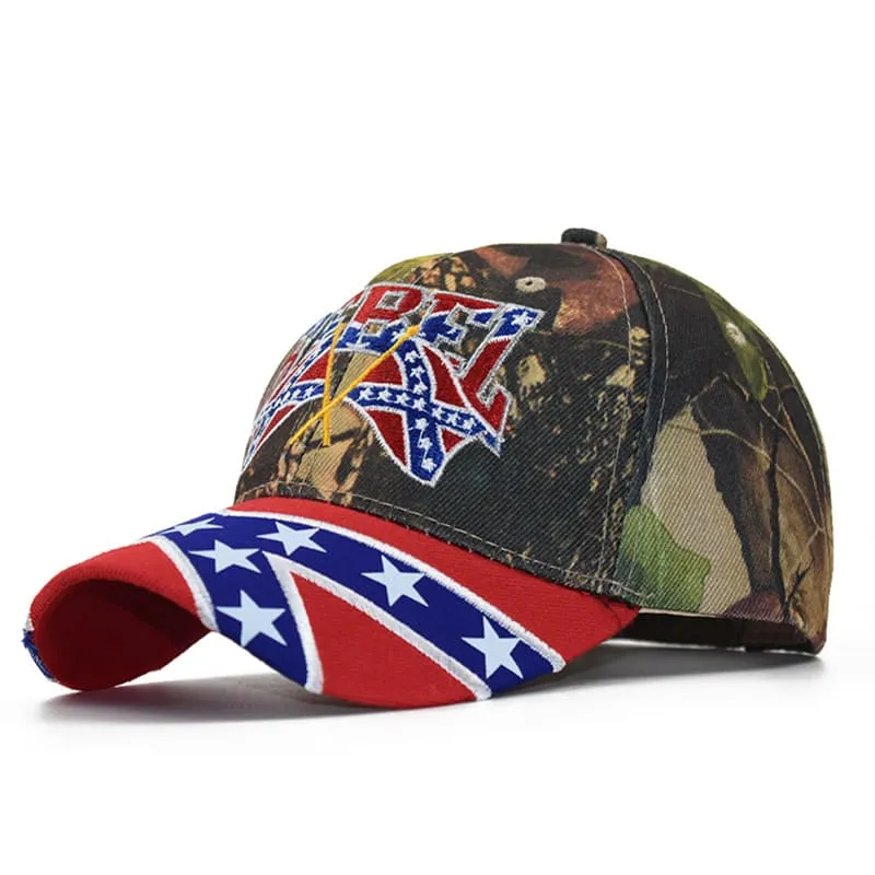 Rebel Pride Camouflage Baseball Cap