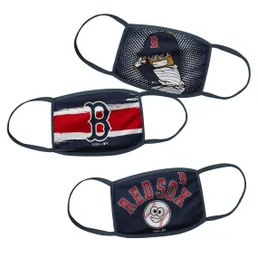 Red Sox Kids Fashion Masks-3 Pack