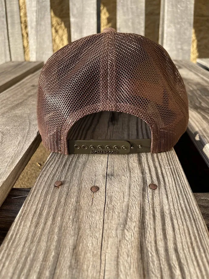 Southern Bred Apparel Company "Delta #5" Adjustable Snap Back Cap In Bark Duck