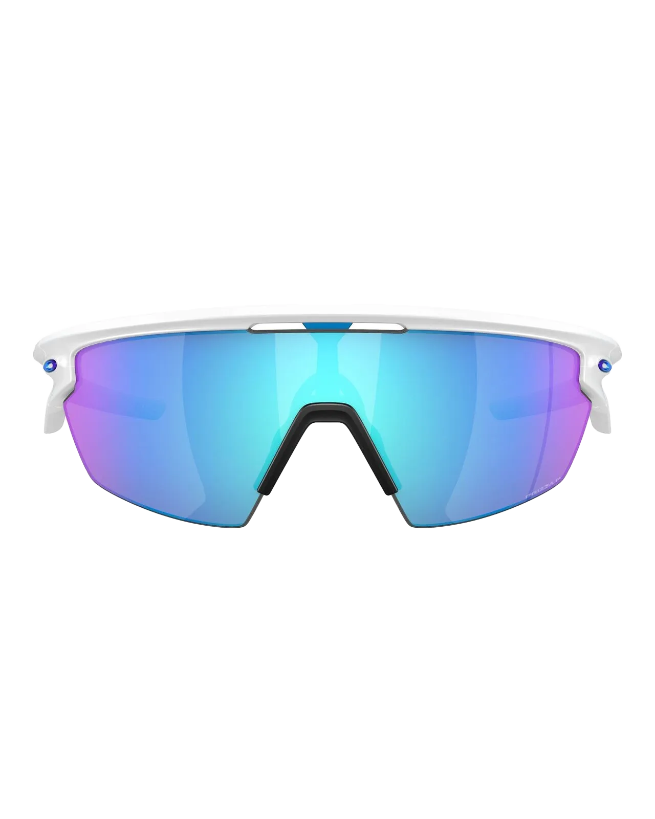 Sphaera Prizm Polarised Sunglasses in Matte White & Prizm Sapphire