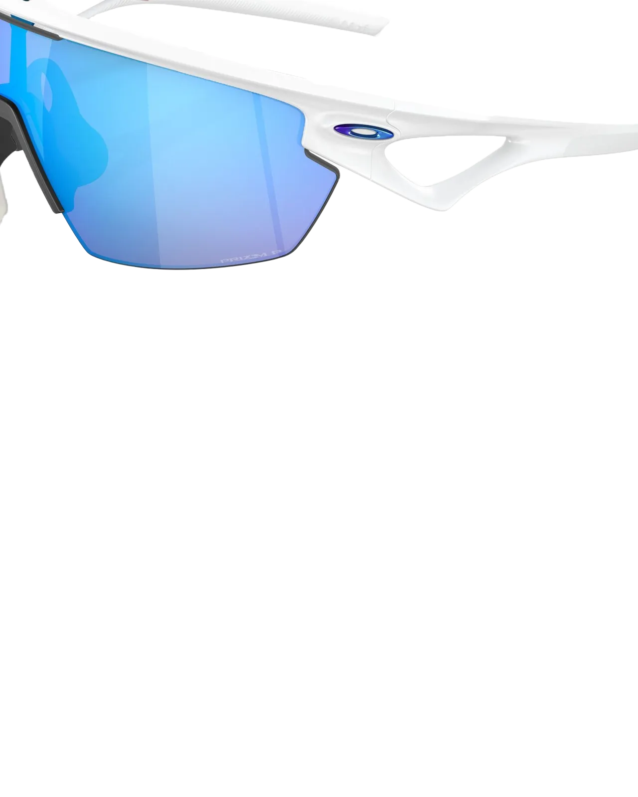 Sphaera Prizm Polarised Sunglasses in Matte White & Prizm Sapphire