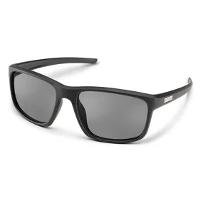 Suncloud Women's Matte Black Frame Gray Lens Respek Polarized Sunglasses - 20233700359M9