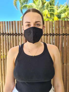 Sunny Girl Face Mask Black